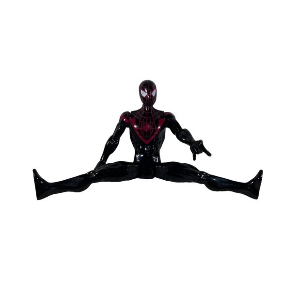 Spider-Man Miles Morales Black & Red 11 1/2" Action Figure By Hasbro 2018 Marvel - Picture 3 of 8